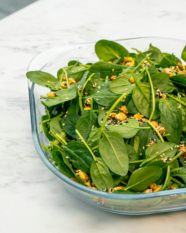 Baby Spinach and Corn Salad