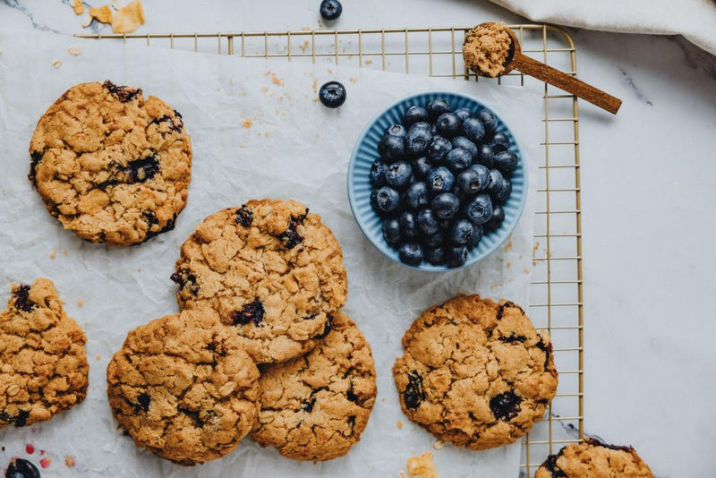 Blueberry Cereal Cookies