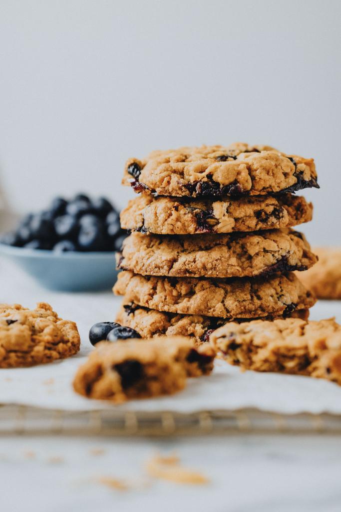 Blueberry Cereal Cookies