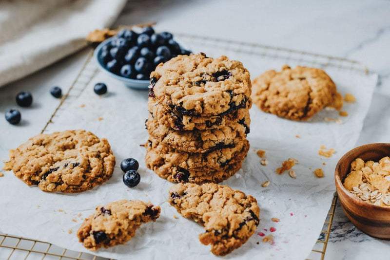 Blueberry Cereal Cookies